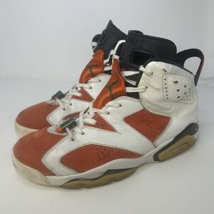 Nike Air Jordan 6 VI Retro Gatorade Men's Size 9 Orange White 384664-145